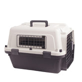 FOURPAW transportín plástico para mascotas sin ruedas, práctico y estable para viajes.