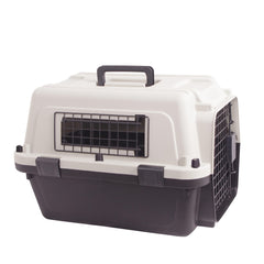 FOURPAW transportín plástico para mascotas sin ruedas, práctico y estable para viajes.
