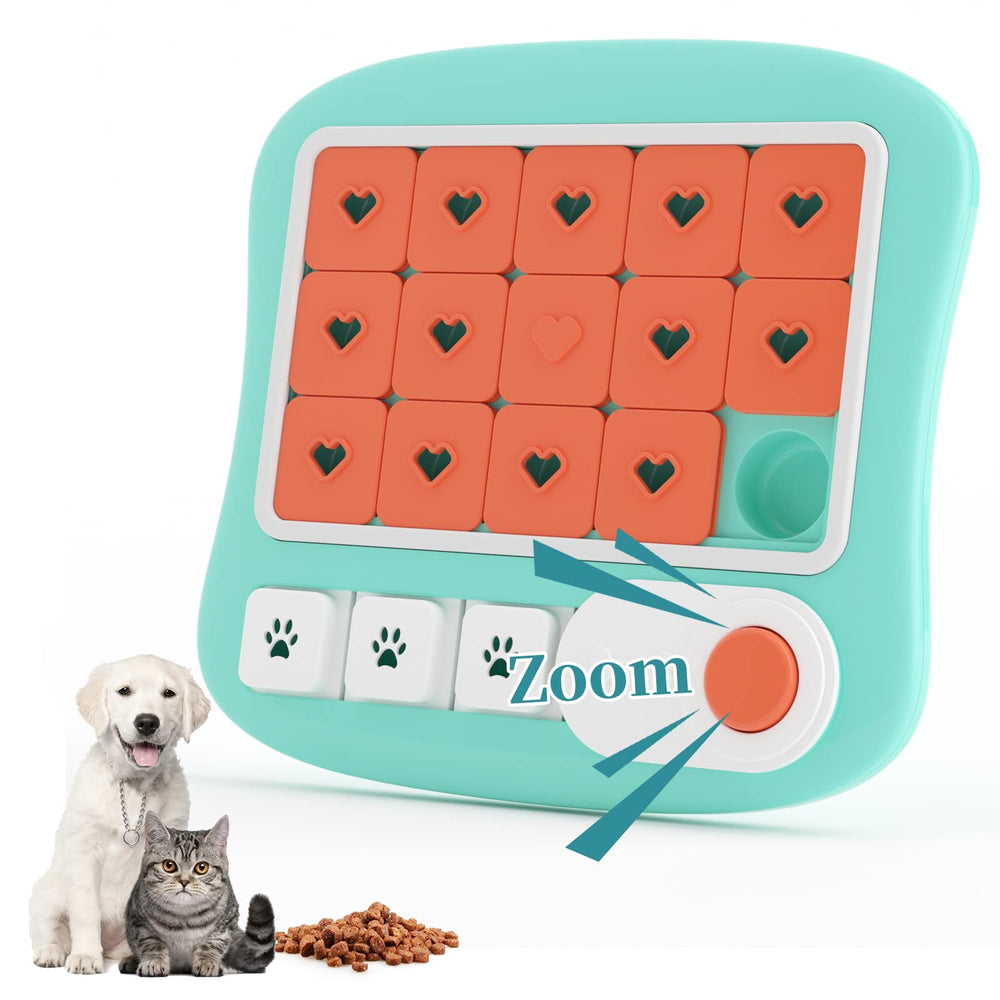 FOXMM Juguete puzzle interactivo para perros estimula inteligencia y paciencia.