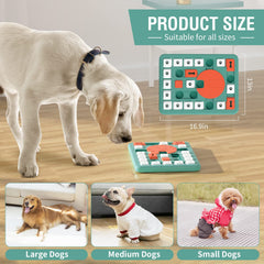 FOXMM puzzle para perro con piezas no removibles para mayor seguridad