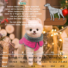 Fragralley abrigo canino, cierre impermeable, mantiene al perro seco