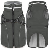 Fragralley chaqueta perro correa integrada, ideal para paseos de invierno sin necesidad de arnés adicional