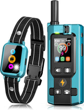 Frayo collar-entrenamiento azul en primer plano para entrenamiento seguro y cómodo