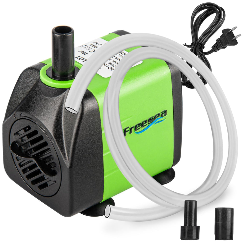 Freesea bomba submersible para acuario, flujo de 160 GPH para circulación eficiente.
