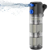 FREESEA filtro interno 8W en funcionamiento, ahorro de energía para acuarios grandes.