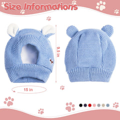 Frienda gorro tejido para perros cubre orejas y mantiene la tranquilidad.
