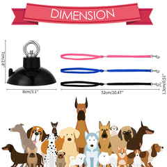 Frienda lazo nylon ajustable con gancho, ideal para sesiones de aseo calmadas.