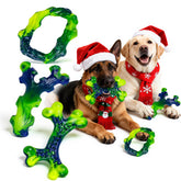 Frienhund hueso nylon duradero para perros grandes, promueve masticación segura y prolongada.