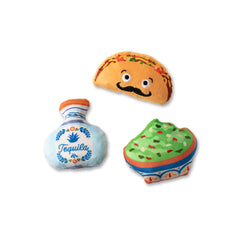 Fringe Taco Tuesday: juguete de peluche para perros pequeños con chirrido fuerte