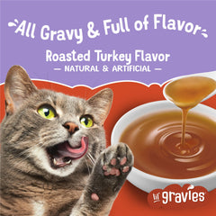 Friskies Lil' Gravies cobertura para comida seca realza sabor y textura