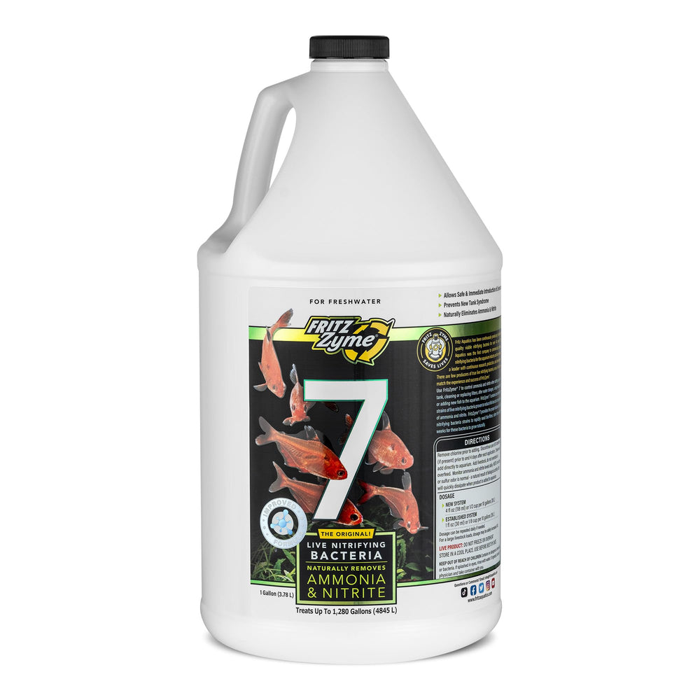FritzZyme 7 botella con bacterias nitrificantes para acuario de agua dulce.