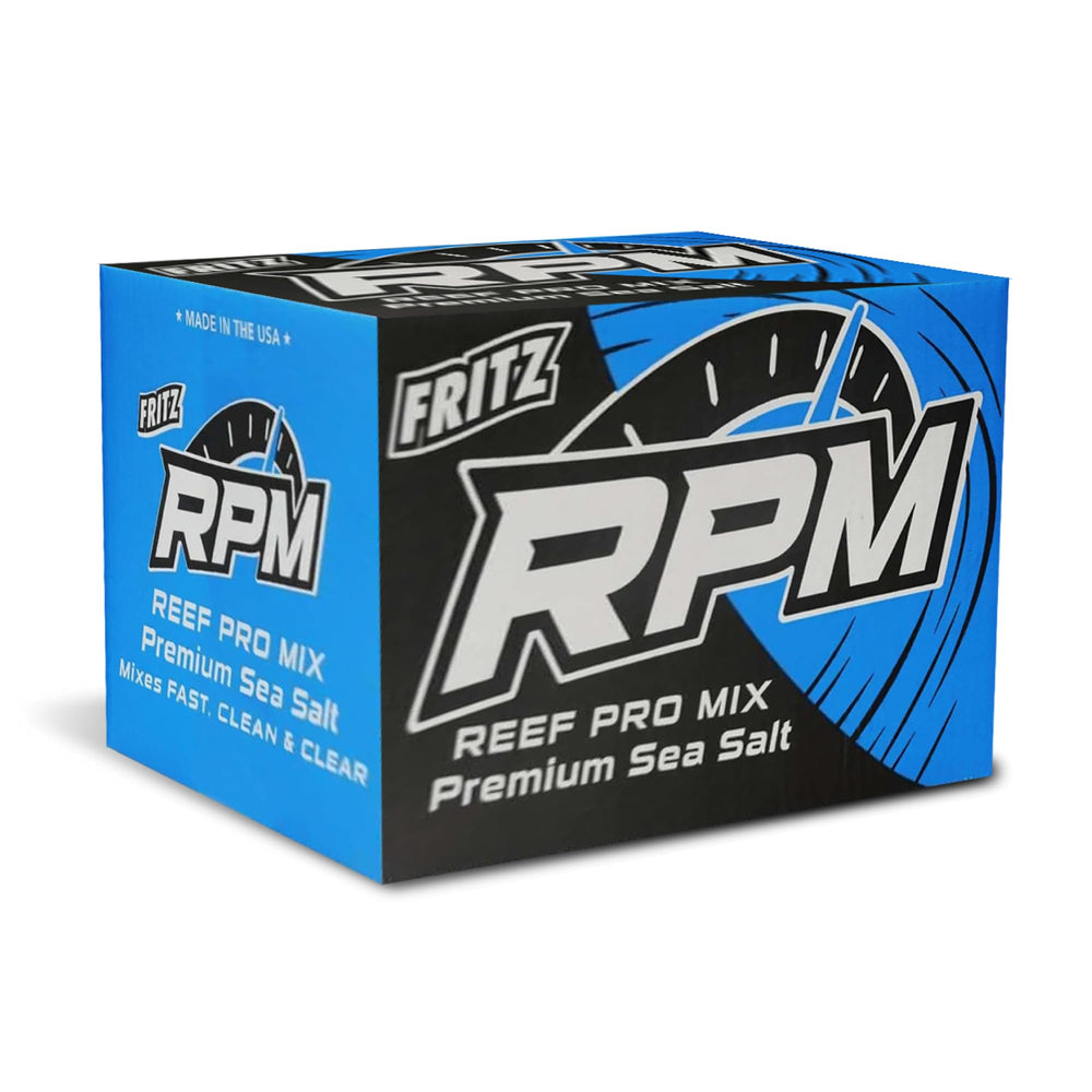 Fritz Aquatics Reef Pro Mix en embalaje listo para uso en acuarios marinos.