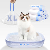 Frnoip bolsas para arena de gato gigante permiten manejo sencillo y sin derrames.