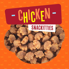 Fromm PurrSnackitty, bocados suaves, sabor pollo, snack ideal para recompensa diaria