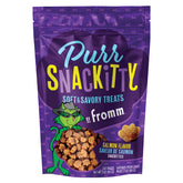 Fromm PurrSnackitty recompensas para gatos con salmón en bolsa de 3oz, premio diario.