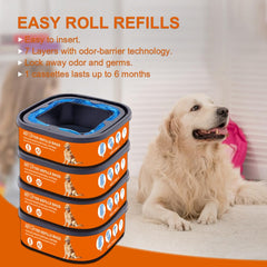 Bolsas FRTKYGY con control de olor y 7 capas para desechos caninos