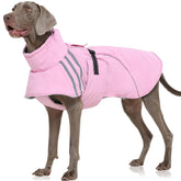 FUAMEY cazadora para perro rosa 3XL con hebilla para ajuste rápido
