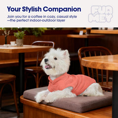 Textura suave FUAMEY en chaleco para perros pequeños, comodidad diaria