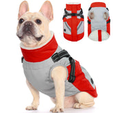 FUAMEY chaqueta para perro mediano con cremallera trasera para vestir rápido y cómodo