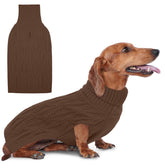 FUAMEY suéter para perros con cuello alto, calidez para días fríos.