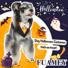 FUAMEY esmoquin para perro grande con corbatín, estilo para celebraciones.