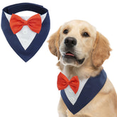FUAMEY esmoquin para perro grande, vista frontal, perfecto para eventos formales.