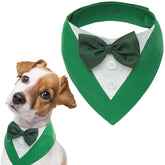 FUAMEY esmoquin para perro San Patricio mediano, ideal para festivales y sesiones de fotos.