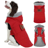 FUAMEY jaqueta para perro grande, vista frontal, permite movimiento libre y cómodo.
