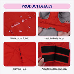 FUAMEY tela impermeable, protege durante paseos bajo lluvia ligera.