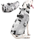 FUAMEY chaqueta de invierno para perro con correa integrada, ideal para paseos con control