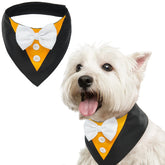 FUAMEY esmoquin canino con lazo, ideal para fiestas y fotos.