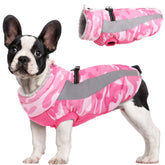 FUAMEY chaqueta de invierno para perro grande, vista frontal, protección cálida para días fríos