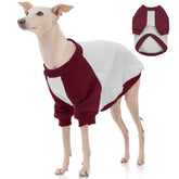 Sudadera FUAMEY para perros con forro peluche rojo XXL, abrigo cálido para paseos.