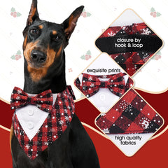 FUAMEY tuxedo con lazo Detalle para realzar el estilo del perro