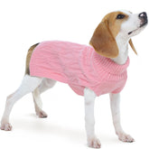 FUAMEY sudadera para perro XL rosa con cuello alto, ideal para paseos fríos