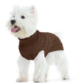 FUAMEY suéter para perro XS con cuello alto, ideal para días fríos.