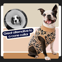 FUAMEY traje de recuperación para perro, tejido algodón elastano, transpirable y flexible.
