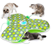 FUGODIWI Juguete Interactivo Gato con Pluma Cola para estimular juego de caza