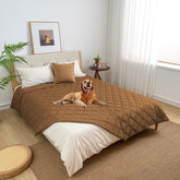 Manta impermeable Fuguitex de doble cara protege muebles contra derrames.