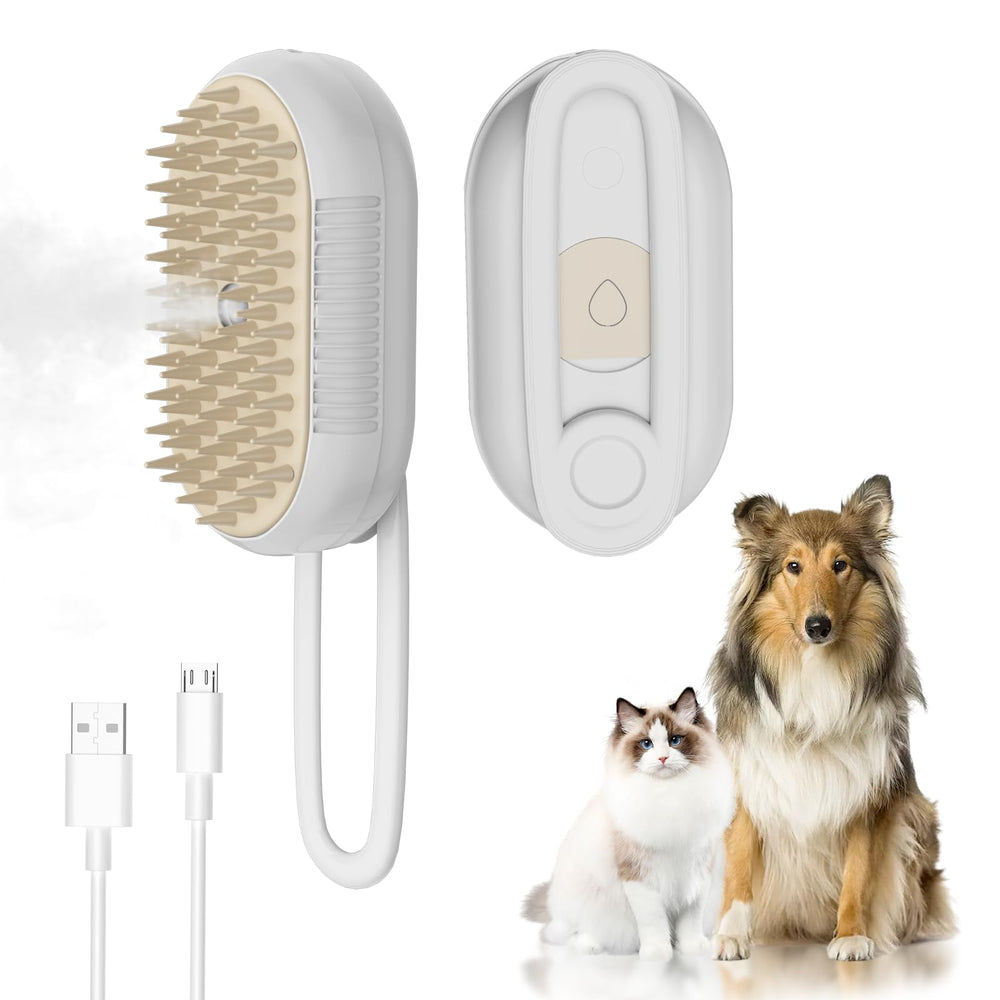 FUICZSN: cepillo-vapor-relajante para gatos y perros, facilita un cuidado suave.
