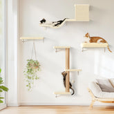 Estanterías de pared FUKUMARU 4 en 1 para descanso y juego vertical