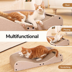 FUKUMARU materiales-naturales-carcorrugado-9mm-fieltro para gatos.