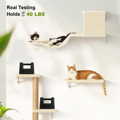 Poste rasca-gato FUKUMARU para gatos activos