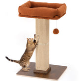 Poste rascador FUKUMARU alto para gatos, ideal para arañar y entretener a tu felino.