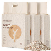 FUKUMARU Tofu Cat Litter envase práctico para almacenamiento y transporte.