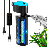 FUMAK filtro acuario con aeración y venturi para oxigenar el agua de forma eficiente.