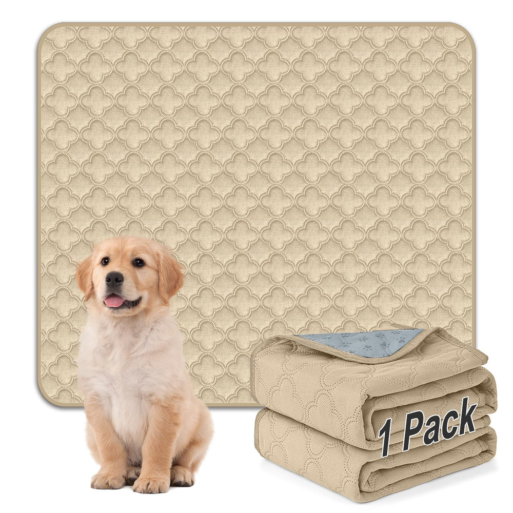 FunFurry almohadilla lavable crema, 72x72 pulgadas, uso diario seguro