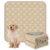 FunFurry almohadilla lavable para perros crema con foco en patita, ideal para entrenamiento.