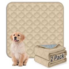 FunFurry almohadillas lavables para perros 31x36 cm, 2-paquetes, ideal para entrenamiento y limpieza.