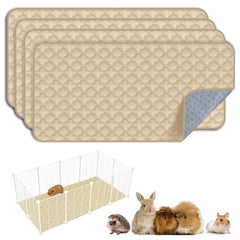 FunFurry forro jaula cobaya, 4pack crema, ideal para jaulas de 24x47 pulgadas.